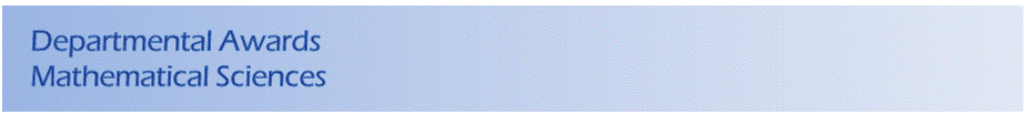 Department of Mathematical Sciences